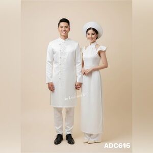 Elegant White Traditional Outfit Set
